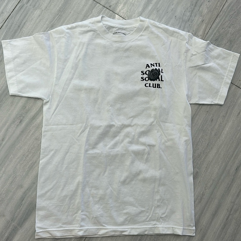 anti social social club rose tee - perfect condition